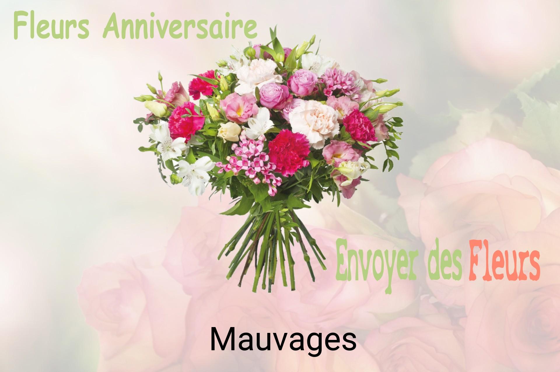 Bouquet de fleurs d’anniversaire livré à Mauvages